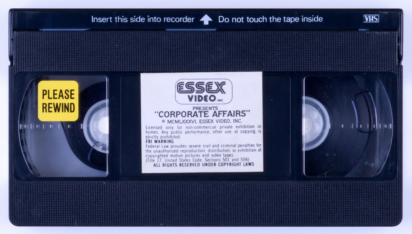 *Rare* CORPORATE AFFAIRS Adult VHS Tape ESSEX VIDEO Unknown Production Date - XXX Marketplace