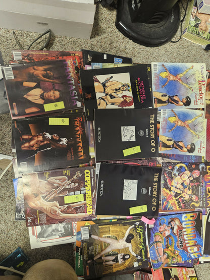 VERY RARE BDSM Comic/Magazine/VHS lot