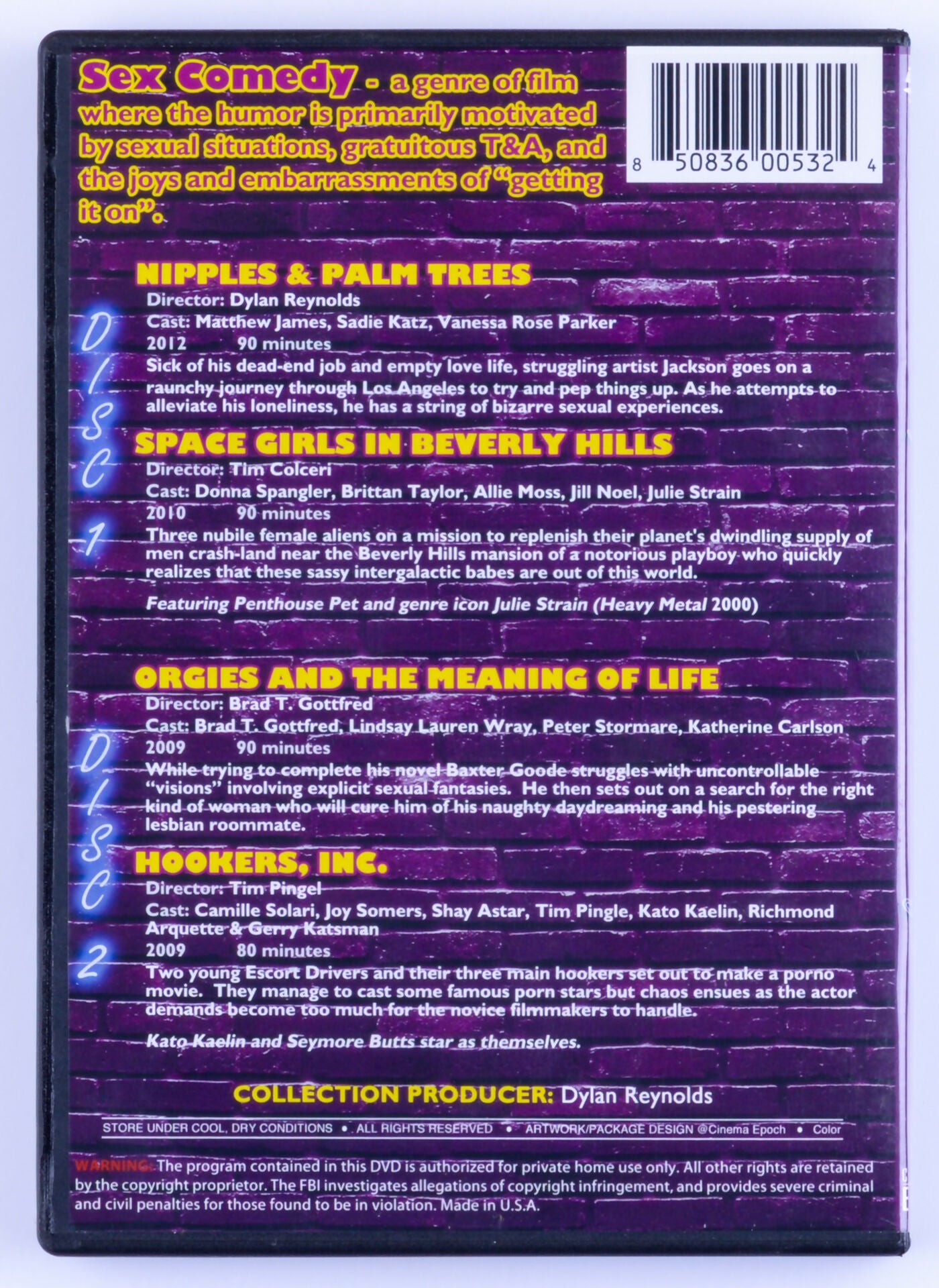 *Rare* Boobs, Babes and Laughs: The Sex Comedy Collection 4 Racy & Raunchy Cult Classics 2 DVD Set