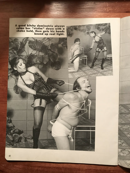 OUTRAGEOUS DOMINAS 1989 by Jennifer Jordan Dominatrix Bondage Magazine