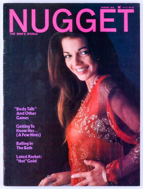 NUGGET August 1974 Vol. 18 No. 4 Vintage Softcore Adult Fetish Magazine