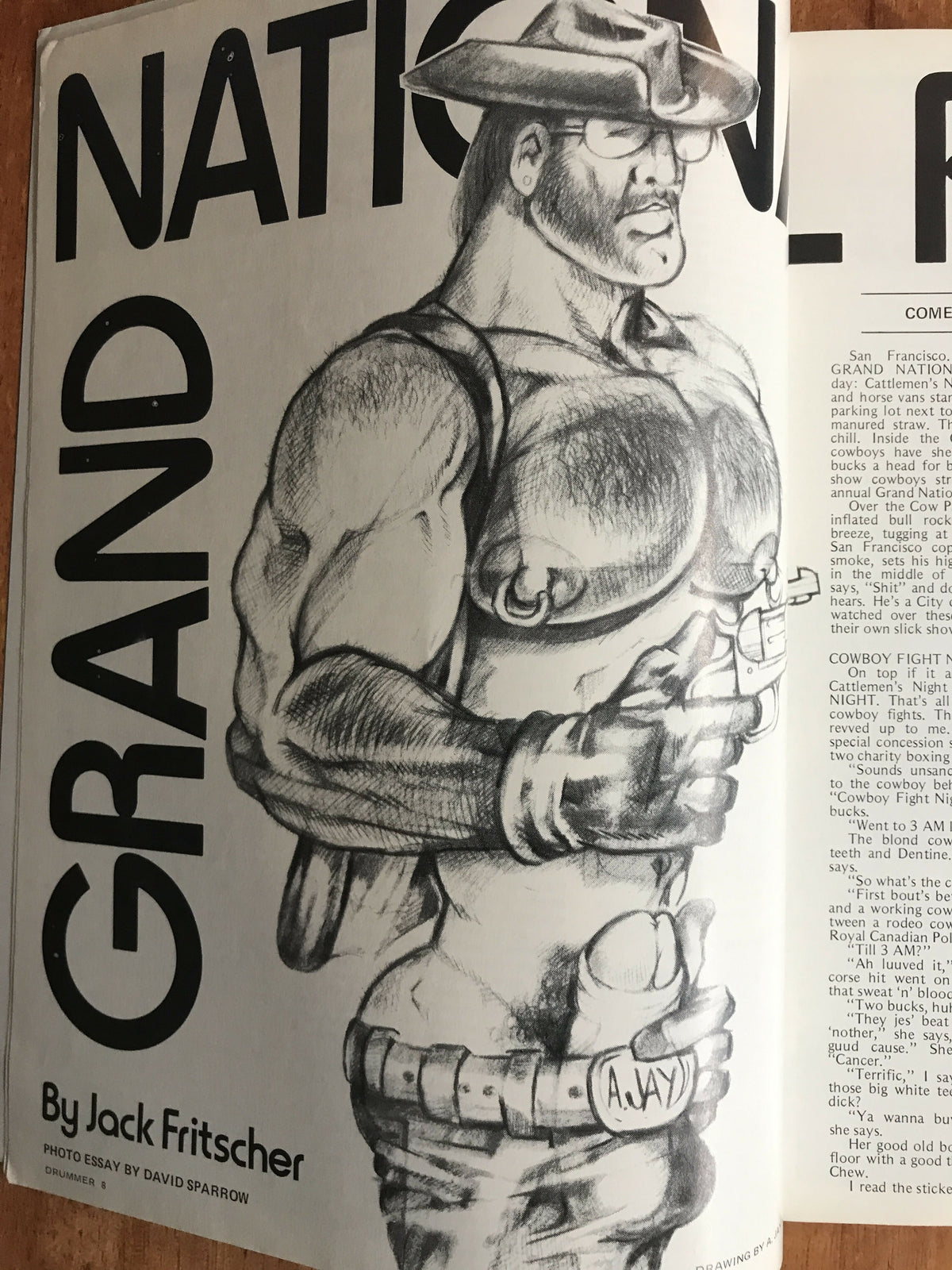Drummer #26 Gay Men's Leather Magazine 1978 Harry Bush 1979 Calendar OLAF Art Story