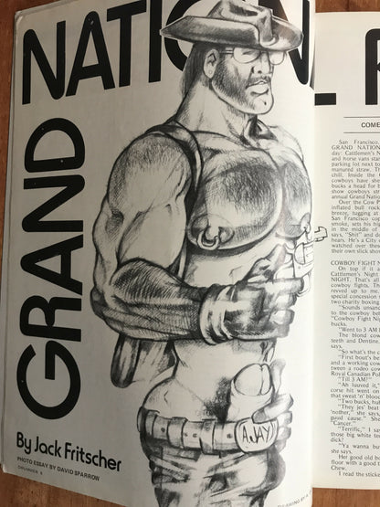 Drummer #26 Gay Men's Leather Magazine 1978 Harry Bush 1979 Calendar OLAF Art Story