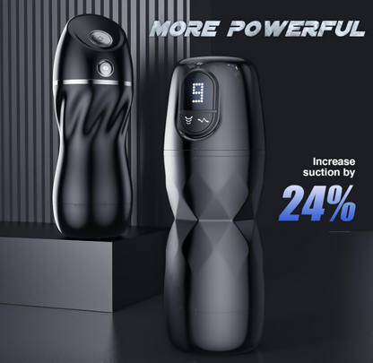 EINSEO Male Masturbator - 5 Suction & 9 Vibration Modes - App Control & LCD Display