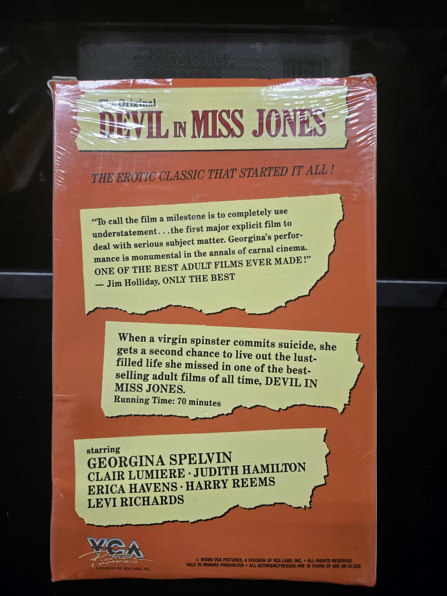 The Original Devil In Miss Jones VHS