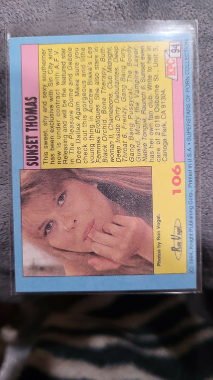 Sunset Thomas Card # 106