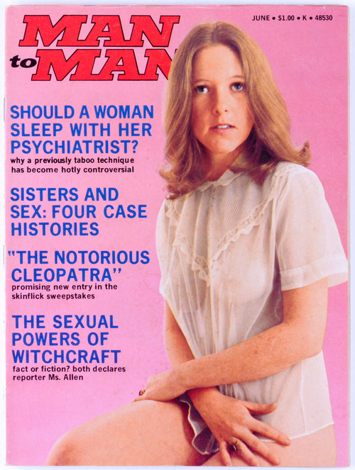 MAN to MAN June 1973 Vol. XXIII No. 4 Vintage Softcore Adult Magazine - 2 Fold Out Posters, Renati Petni, Sheila Donaldson, Mary Franklin