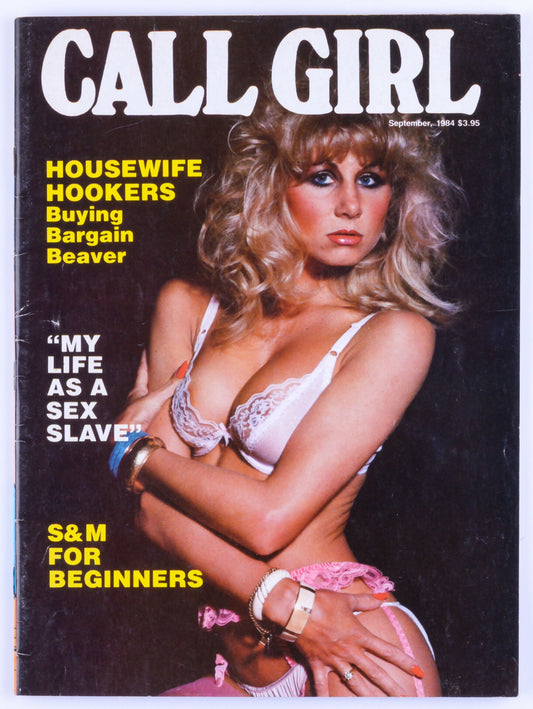 *Rare* Call Girl September 1984 Vol. 4 No. 4 Softcore Vintage Adult Magazine