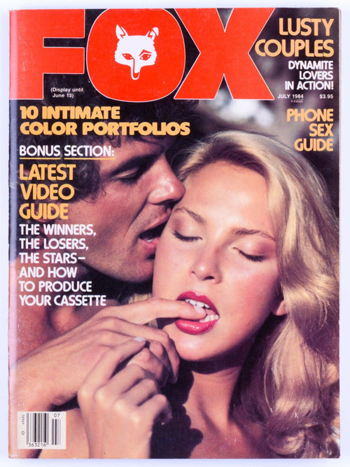 FOX Softcore Vintage Adult Magazine July 1984