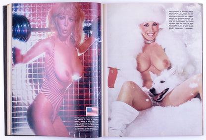 PLAYBOY ENTERTAINMENT FOR MEN MAGAZINE FOR MEN September 1983 - Trifold Poster Barbara Edwards, Kym Herin, Dorit Stevens