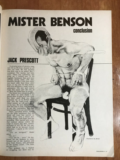 Drummer #38 Gay Men's Leather Magazine 1978 Macho Male