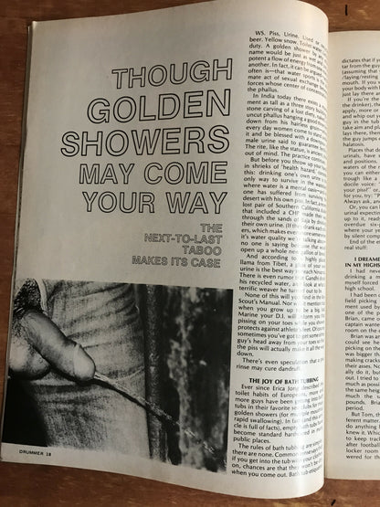 Drummer #48 Gay Men's Leather Magazine 1981 Macho Male Rope Tricks
