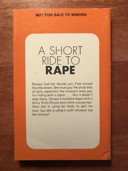 Vintage 1971 Pulp Sleaze Book “A SHORT RIDE TO ROPE" A Greenleaf Classic NK-1950