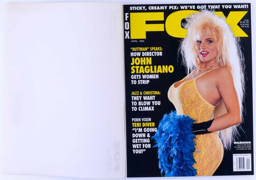 FOX Vintage Softcore Adult Magazine Vol. 11 No. 11 April 1993 Features Teri Diver