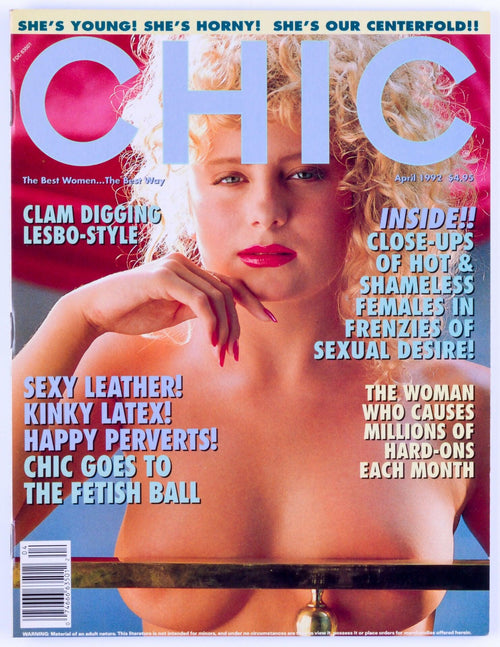CHIC Softcore Adult Magazine Vol. 16 No. 6 April 1992