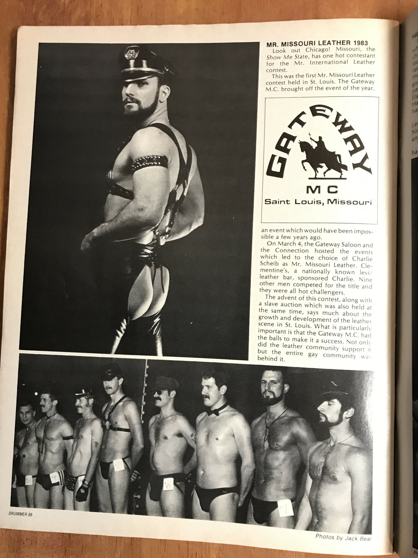 Drummer #63 Gay Men's Leather Magazine 1983 Macho Male Bill Ward