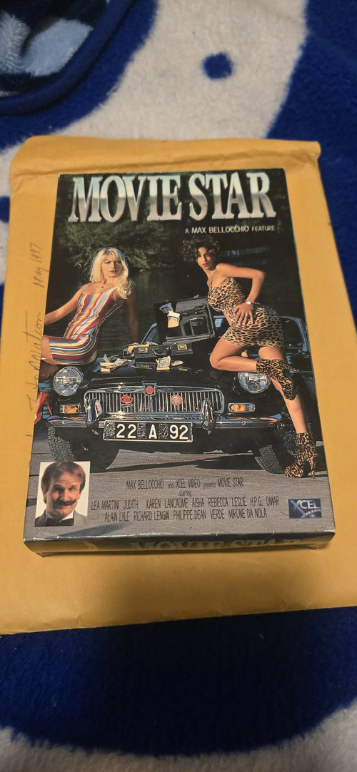 Movie Star VHS - Max Bellocchio Feature - Lea Martini, Judith, Karen Lancôme, Aisha, Rebecca - Vintage 1980s Adult Video
