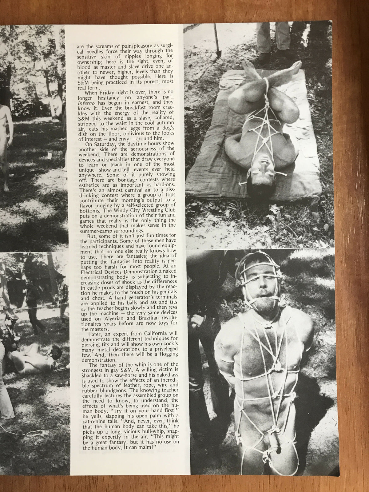 Drummer #34 Gay Men's Leather Magazine 1980 Nude Wrestling