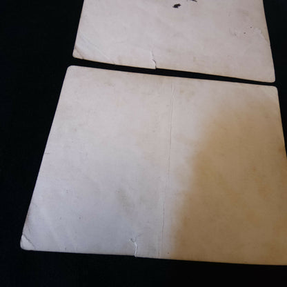 Lot of 2 Original 1940s Vintage B&W Pin-Up Nude Sex Orgy Photographs 3"x4"