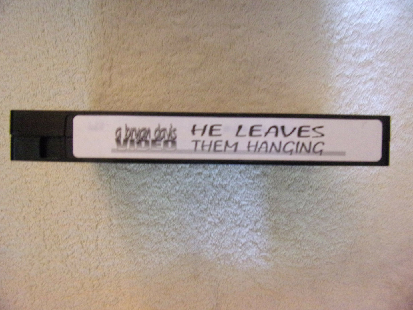 He Leaves Them Hanging Bondage Big Box VHS VCR Tape