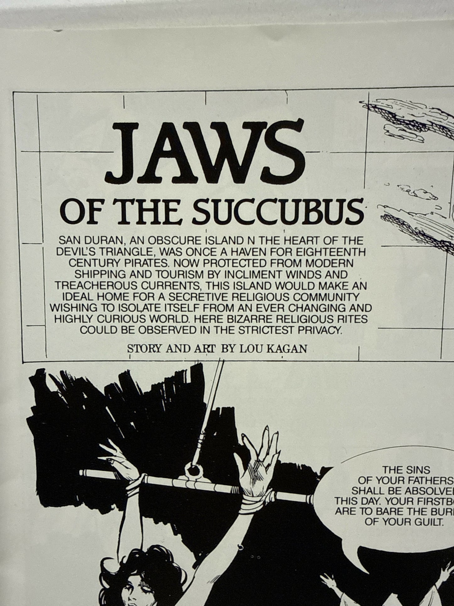 Perils of Penelope No. 2 Jaws of the Succubus, Lou Kagan Comic