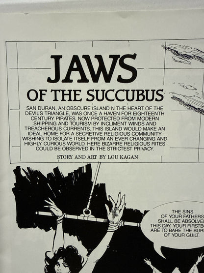 Perils of Penelope No. 2 Jaws of the Succubus, Lou Kagan Comic
