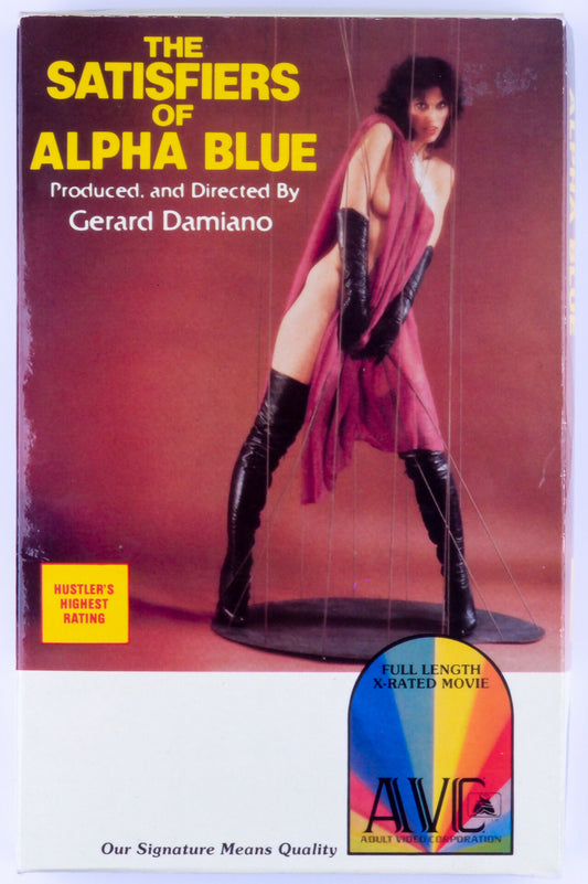 *Rare* THE SATISFIERS OF ALPHA BLUE VHS Tape 1981 Starring Annie Sprinkle, Lee Caroll & Lysa Thatcher