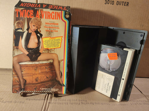 TWICE A VIRGIN SHANNON RARE TRANSSEXUAL XXX RARE VINTAGE OOP JVP 1984 BETAMAX