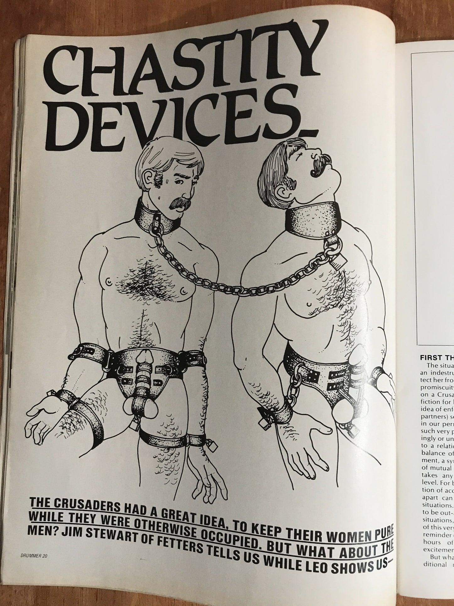 Drummer #63 Gay Men's Leather Magazine 1983 Macho Male Bill Ward