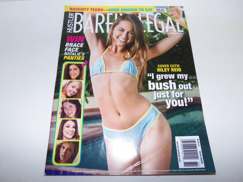 Hustler Barely Legal Magazine NOV 2014 Riley Reid