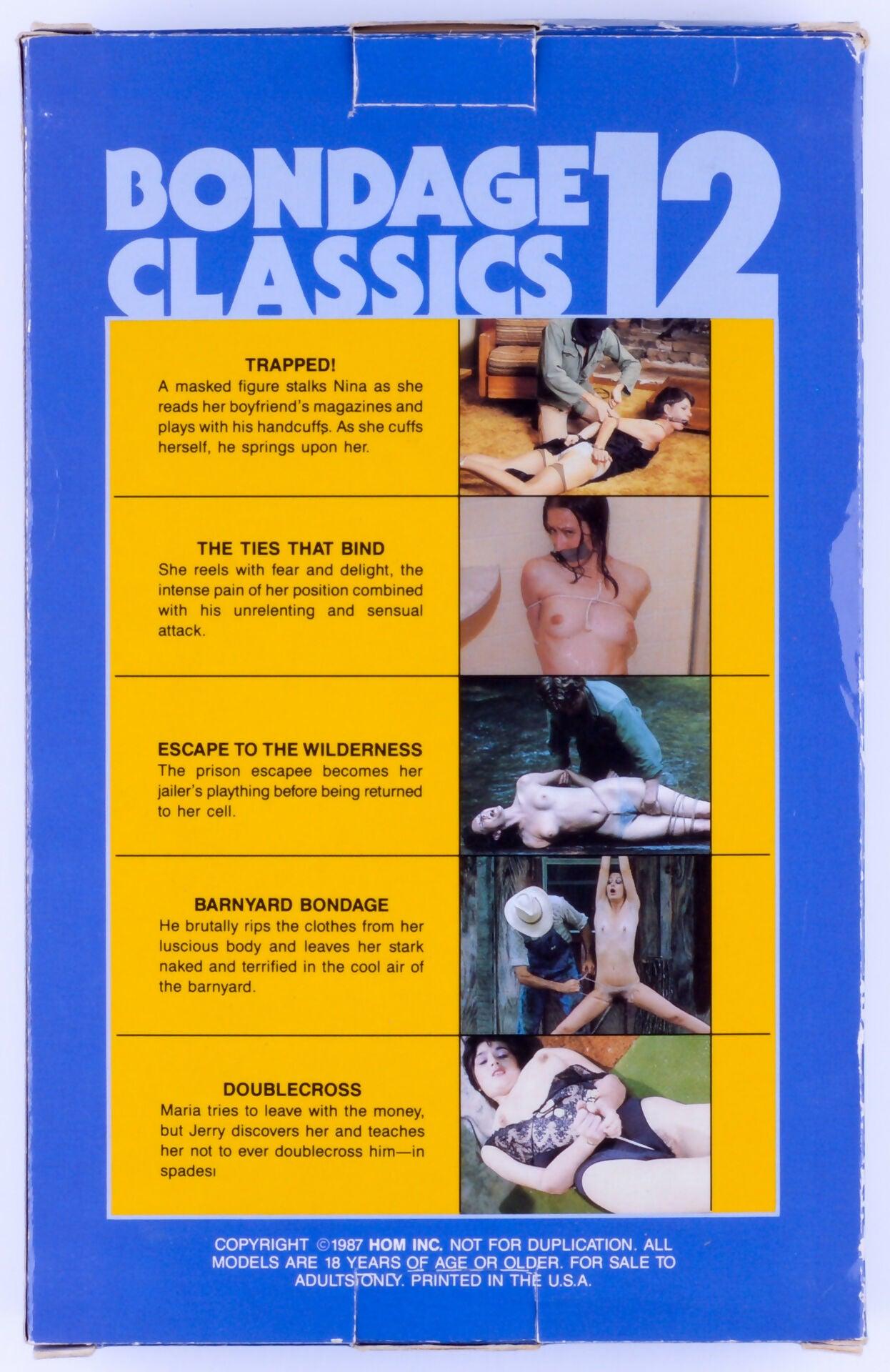 BONDAGE CLASSICS 12 FIVE "BEST SELLER" MOVIES FROM HOM BDSM VHS Tape 1987 - XXX Marketplace