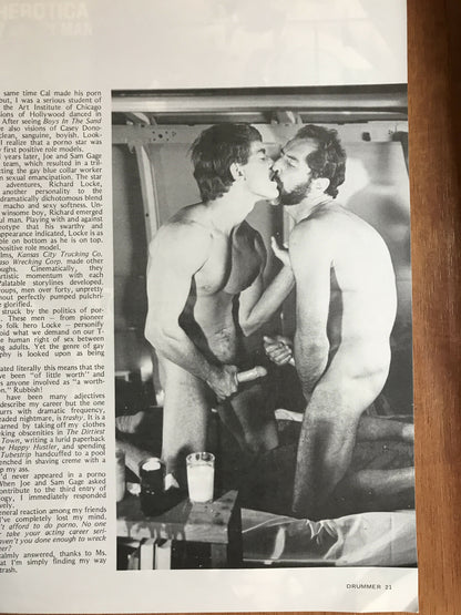 Drummer #34 Gay Men's Leather Magazine 1980 Nude Wrestling