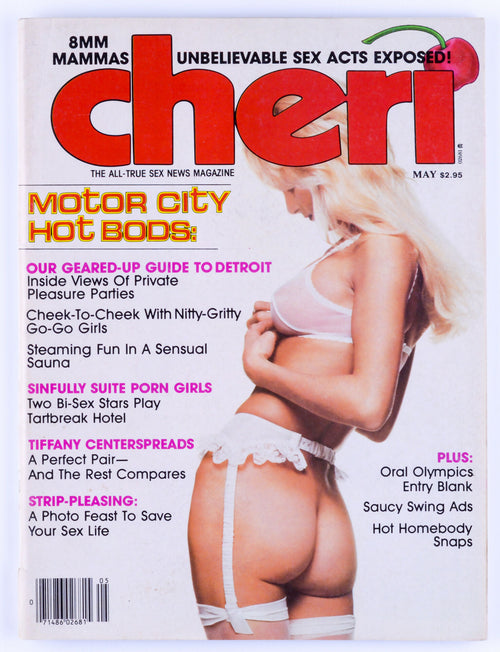 Cheri May 1981 Vol. 5 No. 10 Vintage Softcore Adult Magazine - Sue-Ann