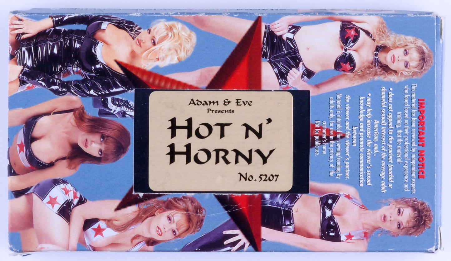 Adam & Eve Presents HOT N' HORNY No. 5207 VHS Tape Unknown Publication Date