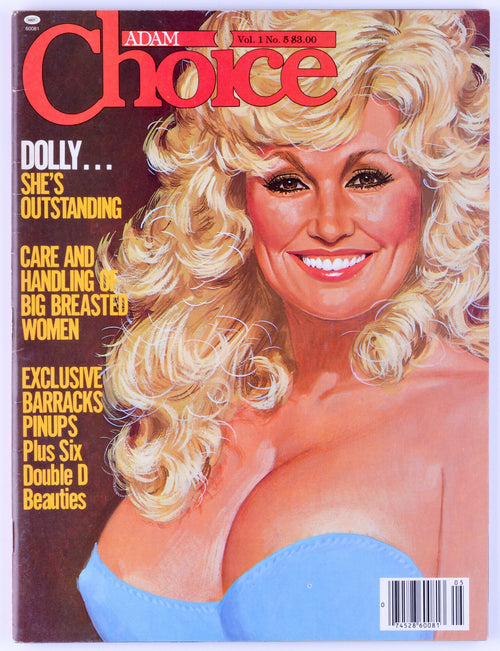 ADAM'S Choice December 1979 Vol. 1 No. 5 Softcore Vintage Adult Big Tits Magazine - Joyce Gibson, Dolly Parton, Kelli Stewart