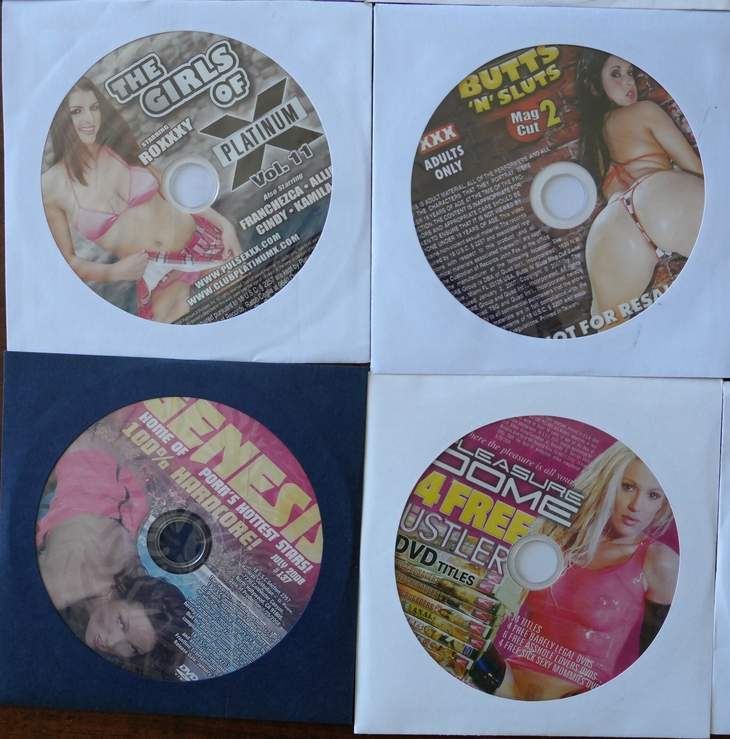 Lot of 16 XXX Supplemental DVD - Early to Mid 2000s - Lot #5