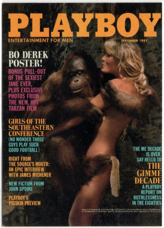 Playboy Bo Derek Trading Card