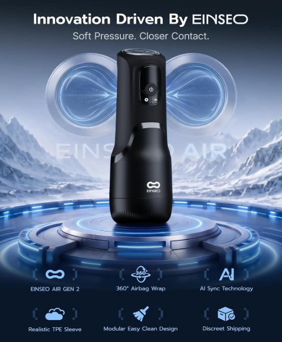 EINSEO Airbag Suction Male Masturbator & Penis Pump