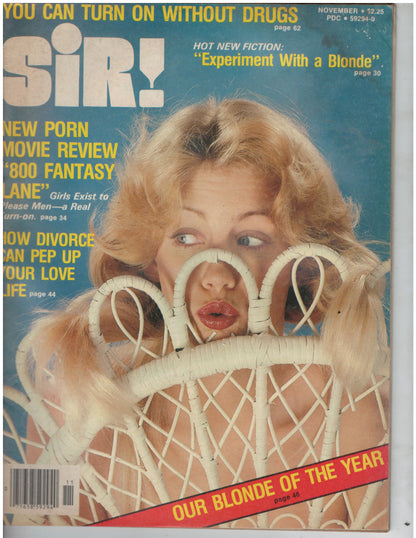 1979 Vintage Sir Magazine