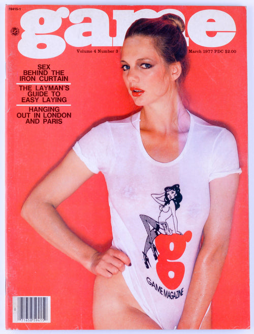 Game March 1977 Vol. 4 No. 3 Vintage Softcore Adult Magazine - Pregnant Model