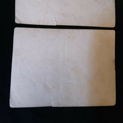 Lot of 2 Original 1940s Vintage B&W Pin-Up Nude Sex Orgy Photographs 3"x4"