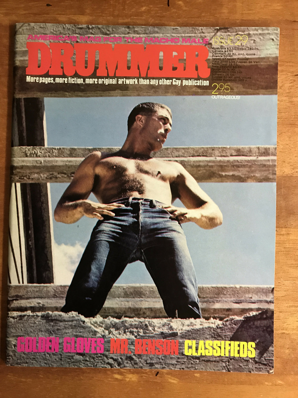 Drummer #29 Gay Men's Leather Magazine 1979 Domino Art Feet Fetish