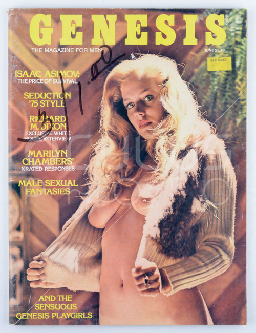 Genesis June 1975 Vol. 2 No. 11 Vintage Adult Magazine - Marina Jo