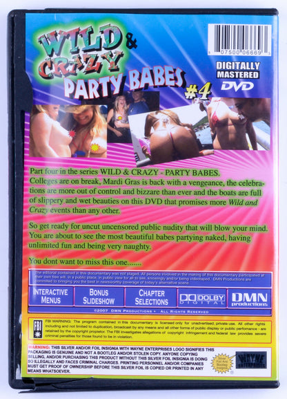 WILD CRAZY PARTY BABES #4 Amateur Flashing DVD WAYNE Enterprises 2007