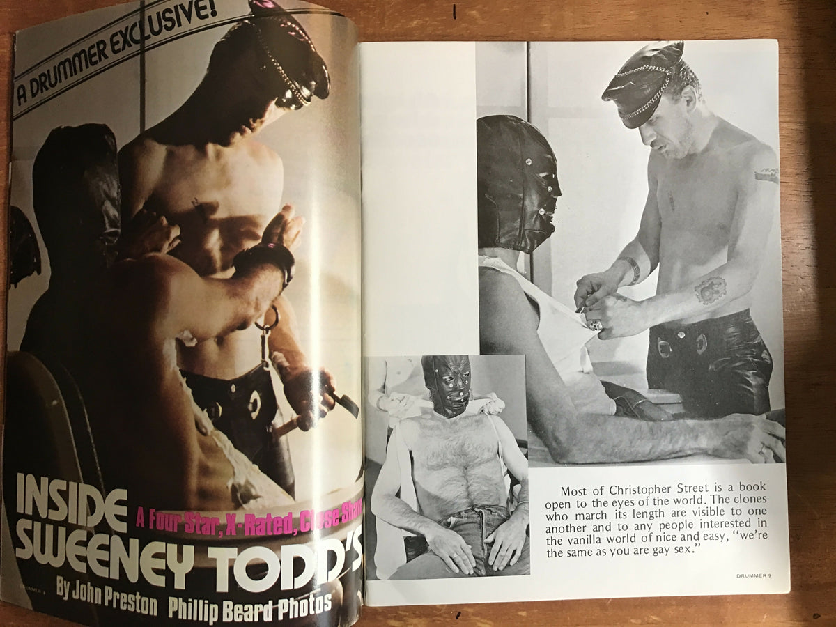 Drummer #31 Gay Men's Leather Magazine 1979 Shaving Sweat Spit Piss