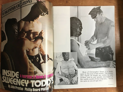 Drummer #31 Gay Men's Leather Magazine 1979 Shaving Sweat Spit Piss