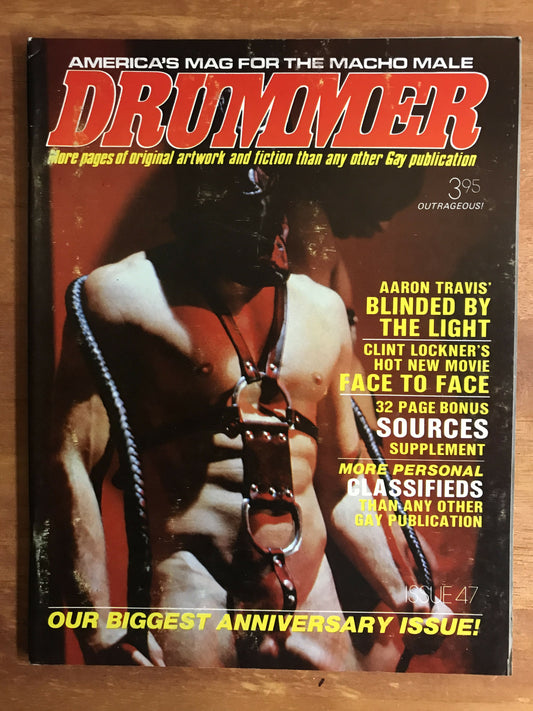 Drummer #47 Gay Men's Leather Magazine 1981 Macho Male Anniv. Issue
