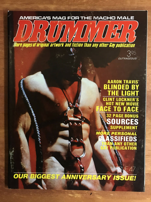 Drummer #47 Gay Men's Leather Magazine 1981 Macho Male Anniv. Issue