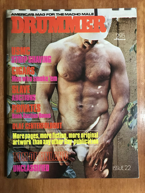 Drummer #22 Gay Men's Leather Magazine 1978 Macho Male