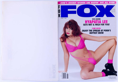 FOX Vintage Softcore Adult Magazine Vol. 11 No. 13 June 1993 Features Hypatia Lee